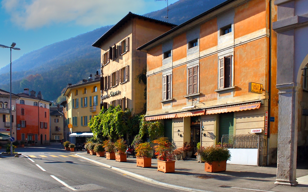 A street in Riva san Vitale